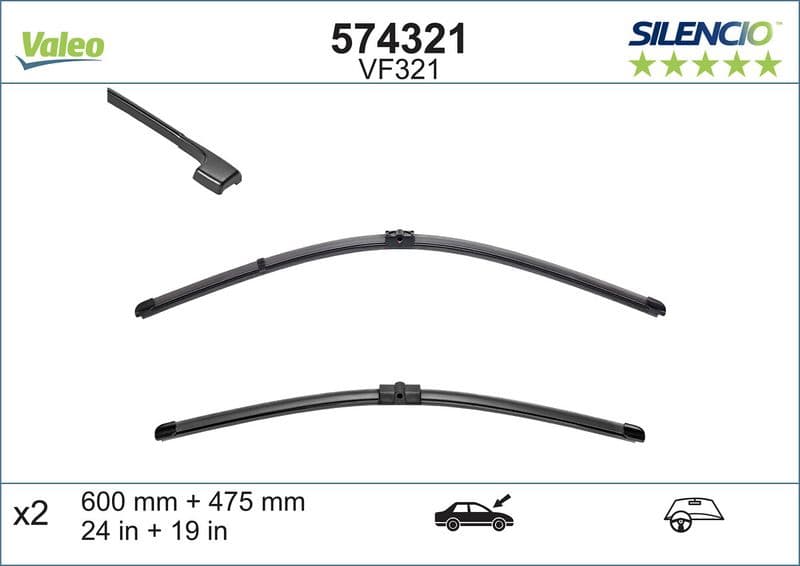 SILECEK SUPURGESI 600 / 475mm BMW 3 SERISI (E90) — Foto