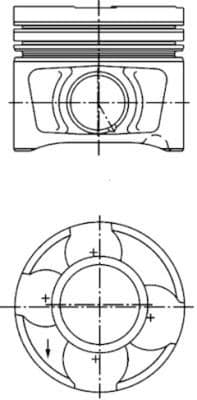 Piston SEGMAN-81.51 MM-0,5 — Foto