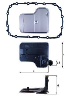 Otomatik Sanziman Yagi Filtre Seti BMW E81 E82 E87 E88 E90 E91 E92 E93 E84 E83 — Resim