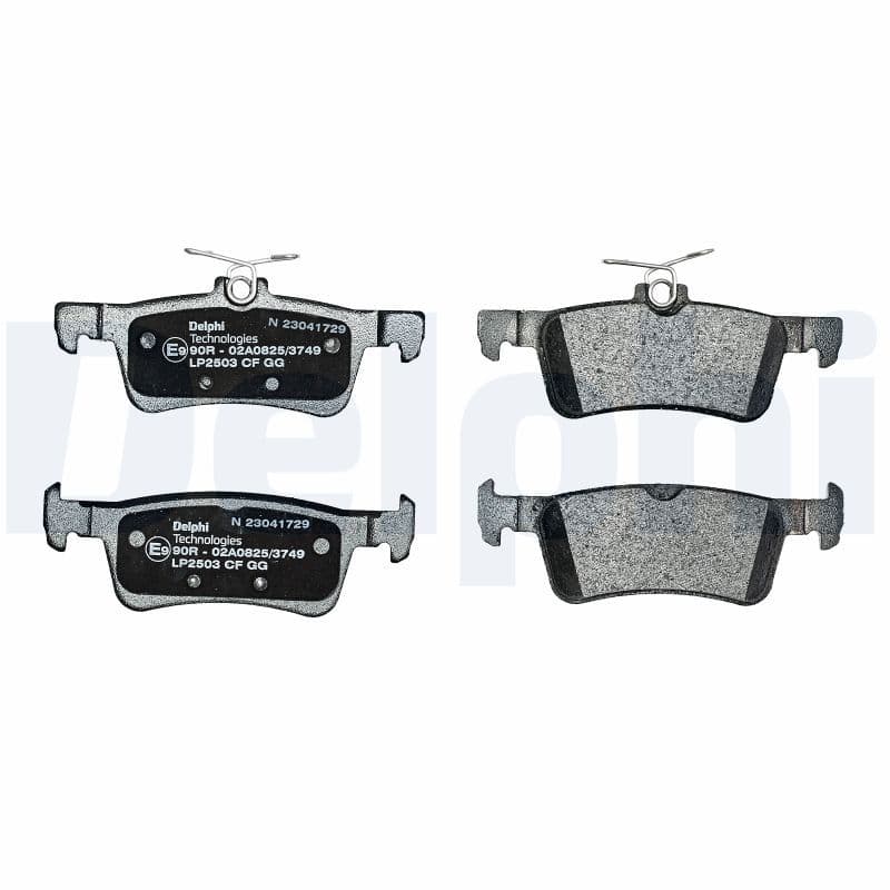 ARKA FREN BALATASI P308 II 1.2 VTİ-1.2 THP-1.6 HDİ-2.0 HDİ 13> (FREN DİSKİ ÇAPI 249mm İÇİN) — Resim