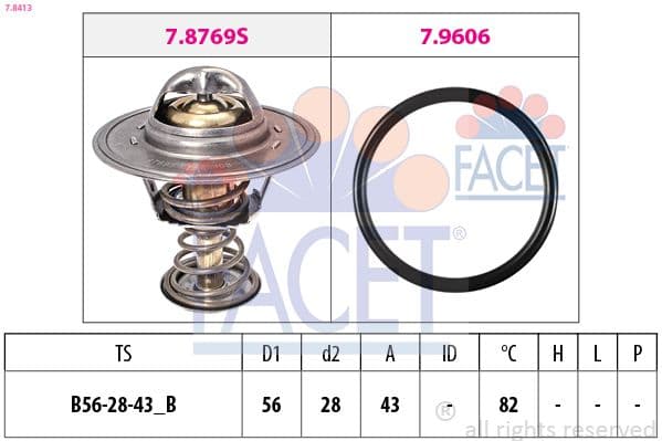 Termostat 82 Derece Starex Tci — Resim