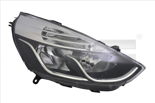 (20-E287-05-2B) Far Sağ Elektrikli Renault Clio IV 12> (H7/H1) Krom — Resim