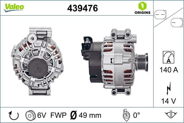 Alternatör 14 V 150 A — Foto