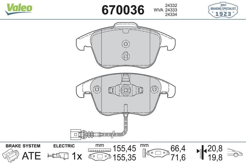 Ön Balata TIGUAN-Q3 10=> (GDB1762) — Foto