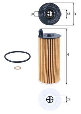 Yag Filtresi BMW B37 B38 B46 B47 B48 F20 F22 G42 F30 F34 G20 G21 G28 F36 G22 G26 F10 G30 G31 G38 G60 — Resim