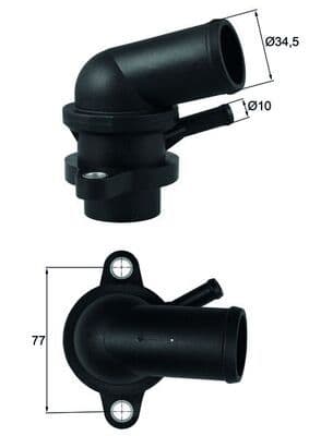 Termostat L14 Chevrolet-Daewoo Avea-Kalos-Lacetti-Nubira 05=> (Plastik) — Resim