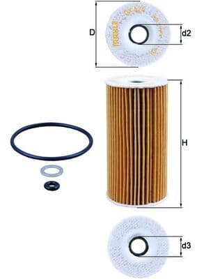 Yag Filtresi Accent-Era 1.5 CRDI Dizel 07-11 / Getz 1.5 CRDI 4CYL 06-10 / I30 08-11 — Resim