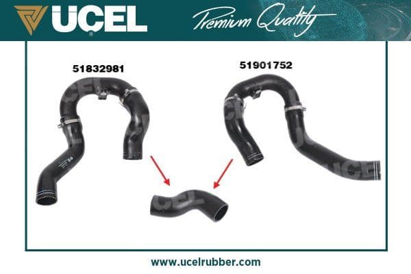 Turbo Hortumu Kucuk Plastik Parca Haric (Fiat Doblo 1.3 JTD 10-) — Foto
