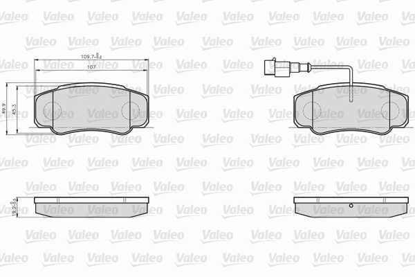Arka Fren Balatasi BOXER 2,8 HDI (04 / 02 ) Jumper (04 / 02 ) Ducato 1400KG 1800KG 02 — Foto