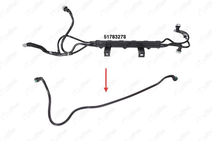 Yakit Borusu Fiat Doblo 1.3 Multijet Braket Hariç — Foto