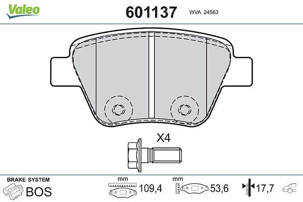 Arka Fren Balatasi Volkswagen Beetle 11>/CADDY 10>/EOS 2.0 10>/GOLF 08>12/JETTA 05>/TOURAN 03>/AUDI A1 1.4 12>/A1 Quattro 2.0 12>/A3 Cabrio 1.2/1.4/1.6/1.8/2.0/1.6D/1.9D/2.0D 08>/SEAT Altea 1.6 10>11/LEON 2.0/2.0D 05>/SKODA Octavia 04>/SUPERB 08 — Foto