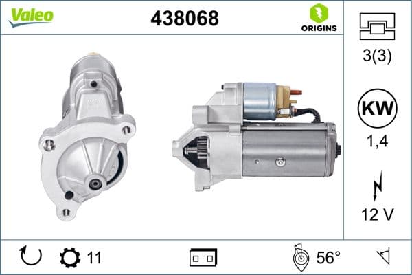 Mars Motoru 12V 11 Dis 1.4KW Berlingo Partner 206 306 307 406 607 DW8 DW8B DW10TD EXPERT III Jumpy III Scudo III 807 806 406 XANTIA 407 C5 EW10A Tata XANTIA — Foto