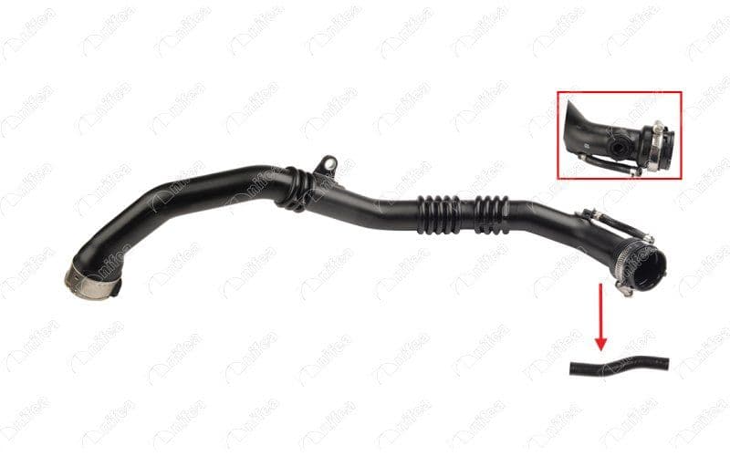 TURBO BORUSU HORTUMU PLASTİK BORU HARİÇ DACIA DOKKER 1.5 Dci K9K 838 12 — Foto