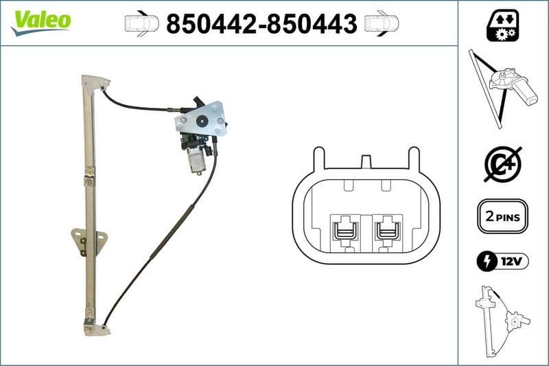 Cam Mekanizmasi Elektrikli On Sag Transporter IV 1,9 / 2,0 / 2,4 / 2,5 — Foto