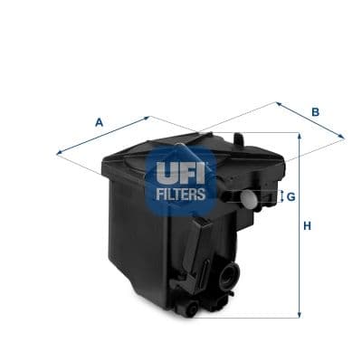 Yakit Filtresi PARTNER-206-207-307-308-407-BERLINGO-C2-C3-C4-C5-FIESTA-FOCUS-C-MAX-TEPEE 1.6HDI — Resim