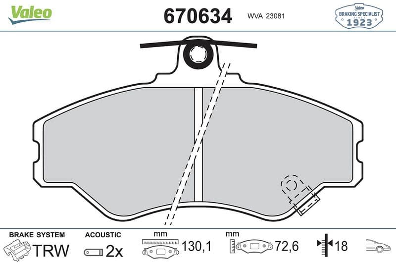 Ön Fren Balata Hyundai H100 2,5L D4BA 4D55 4D56 Panelvan 94-05 — Foto