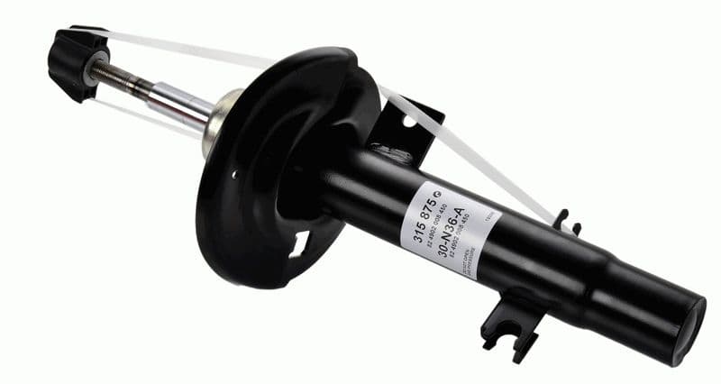ÖN AMORTİSÖR SAĞ P208 (2012=> (GAZLI) Tekerlek göbegi-Ø: 72 mm — Resim