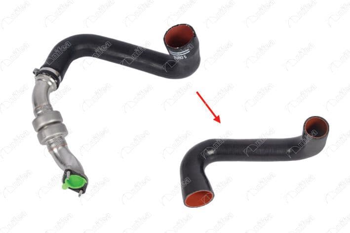 Turbo Hortumu Metal Boru Hariç 3 Kat Polyester Kullanilmiştir Ducato — Foto