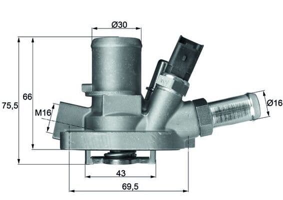 Termostat (Komple) Linea-bravo Ii-grande — Resim