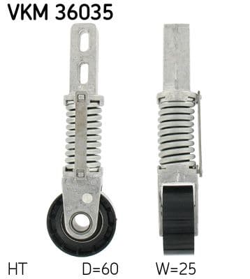 Gergi Rulmani Vkm 36035 — Foto