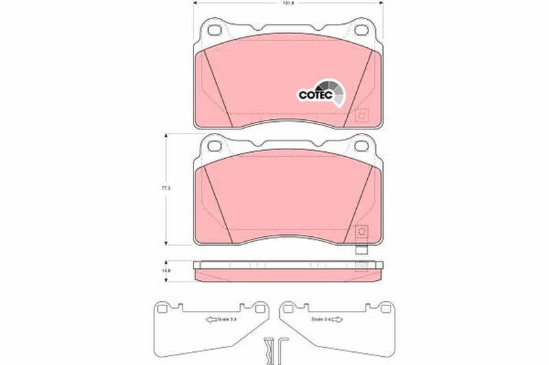 Ön Balata Astra J 12=> Insignia 08=> Lancer VI 2.0 Evo VIII 98=>08=>SAAB 9.5 10=> Impreza 2.5 05 — Resim