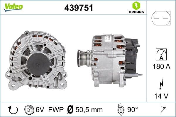 Alternatör 12V 180A Bosch Tip — Foto