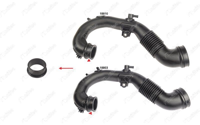 Turbo Borusu Contasi C4 Aircross - Mitsubishi ASX - Lancer - Outlander - P4008 {Plastik Boru Haric} — Foto