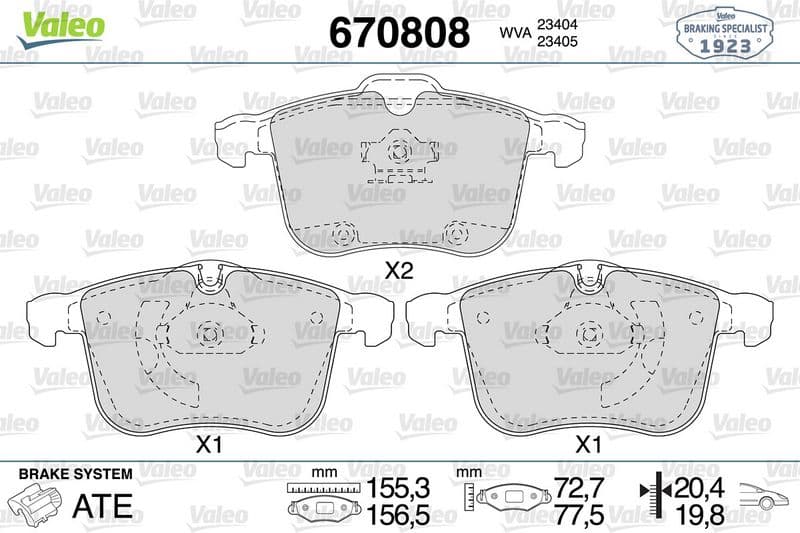 Ön Balata Vectra C Gts 08/02=>05=> Signum 03=>05=> Saab 9.3 03=>07=>11=> Cadillac Bls 06 — Foto