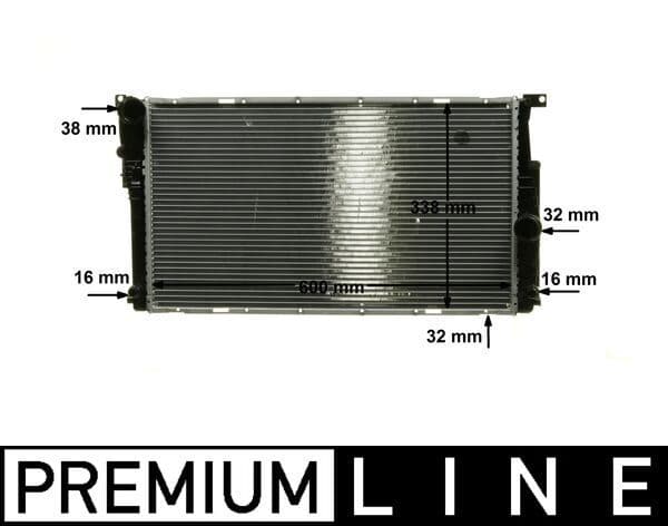 Motor Su Radyatoru BMW N20 N26 N55 B38 F20 F21 F22 F23 F30 F31 F34 F35 F32 F33 F36 — Resim