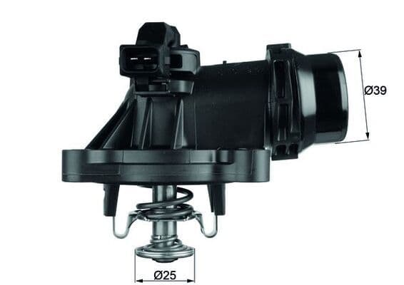 Termostat 105 ºc BMW N42 N46 E81 E82 E87 E88 E46 E90 E91 E92 E93 E60 E84 E83 E85 — Resim
