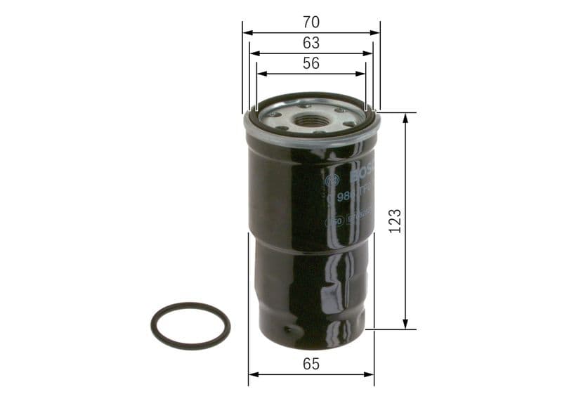 Mazot Filtresi Corolla D4D 2000 2007 Avensis 2003 2008 RAV4 2006 — Resim