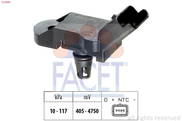 Basınç Sensörü Emme Manifold 106 Sxo- 306 — Resim