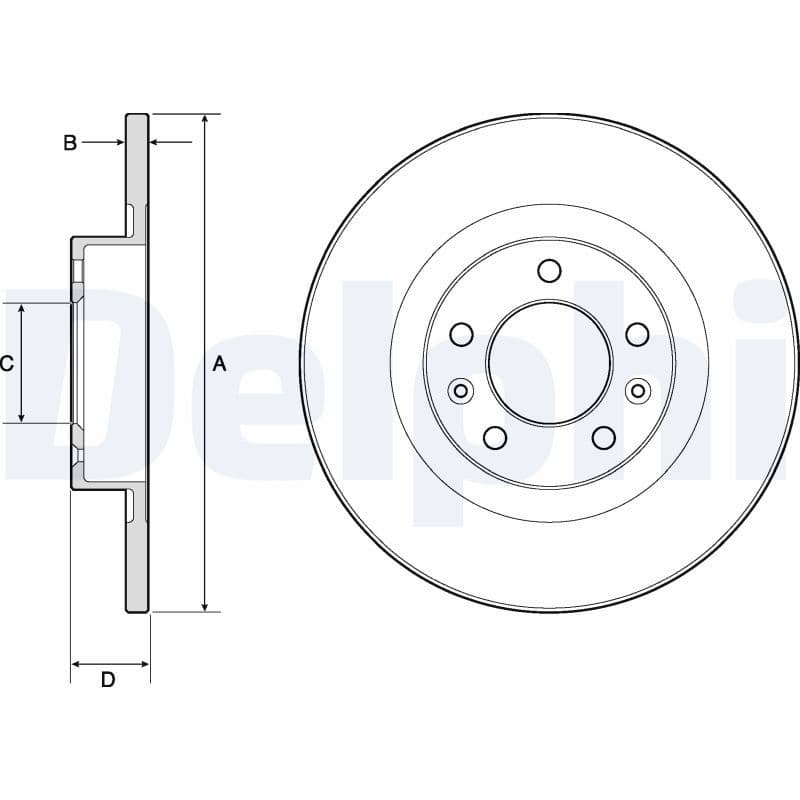 Arka Fren Aynası P508 1.6VTI-1.6THP-1.6HDI-2.0HDI — Takım (2 Adet) — Resim