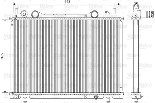 Motor Radyatoru Marea 1.8 2.0 Bravo 1.8 2.0 95>01 — Foto