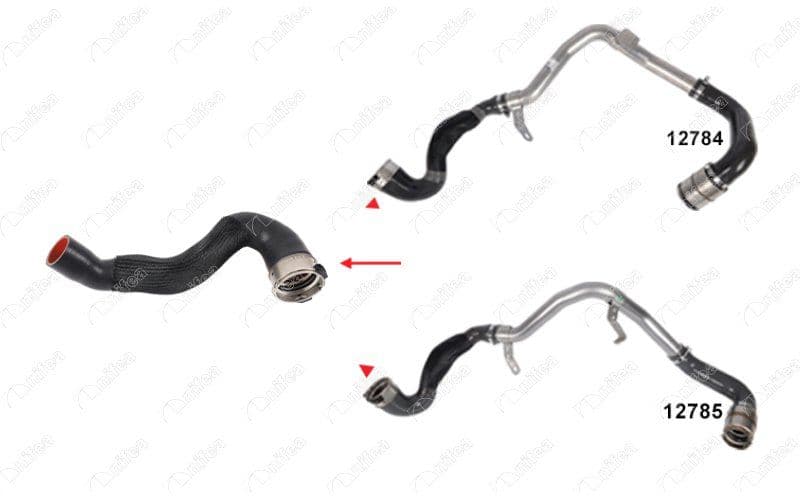 Turbo Hortumu Metal Boru Hariç Ok İle Gösterilen Büyük Hortum Master 3-MOVANO B 144605171R-144606964R-95524032-1446300Q2K — Foto
