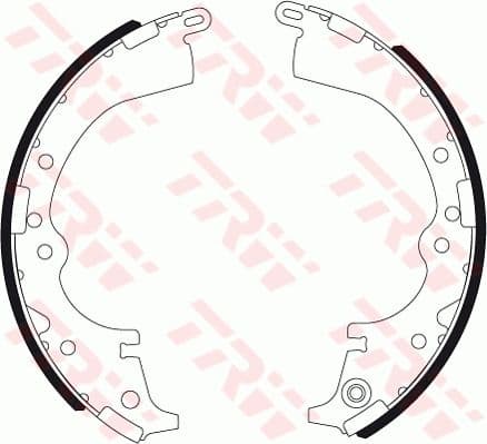 Arka Kampana Pabuç Balata Toyota HILUX 2.4L 2L-T LN145 4X2 98-04 / Vigo 2.5L 2KDFTV KUN15 4X2 05 — Resim