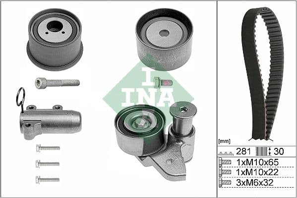 Triger Gergi Seti ( Audi 3.0 A4 01-05 A6 01-05 A8 03-06 ) Asn-Bbj-Avk — Resim