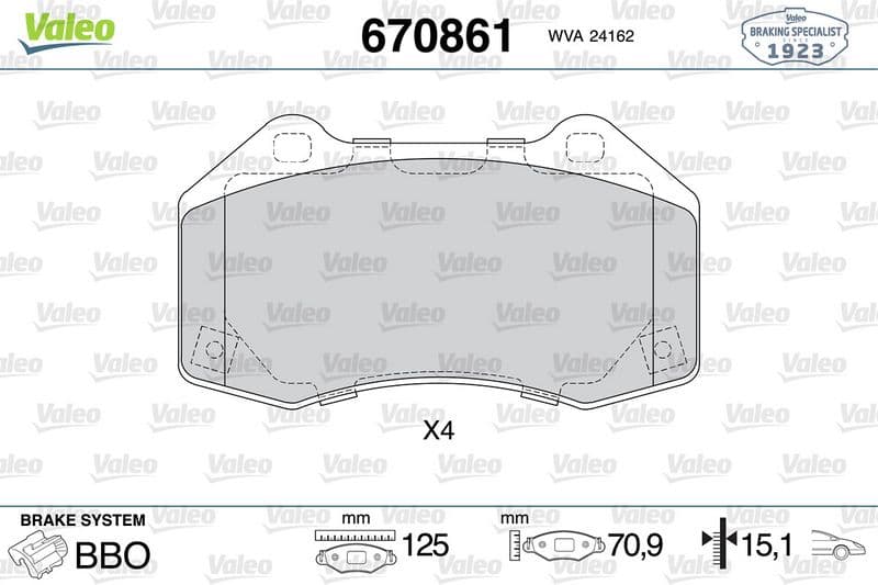 ÖN FREN BALATASI RENAULT MEGANE II 04> CLIO III 06> MEGANE III 13>15 2.0 16V 2.0dCi 2.0TCe — Foto