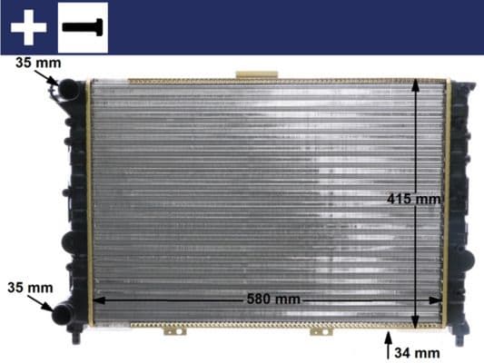 Su Radyatoru ( Alfa Romeo 156 1.6 1.8 97-06 ) — Resim