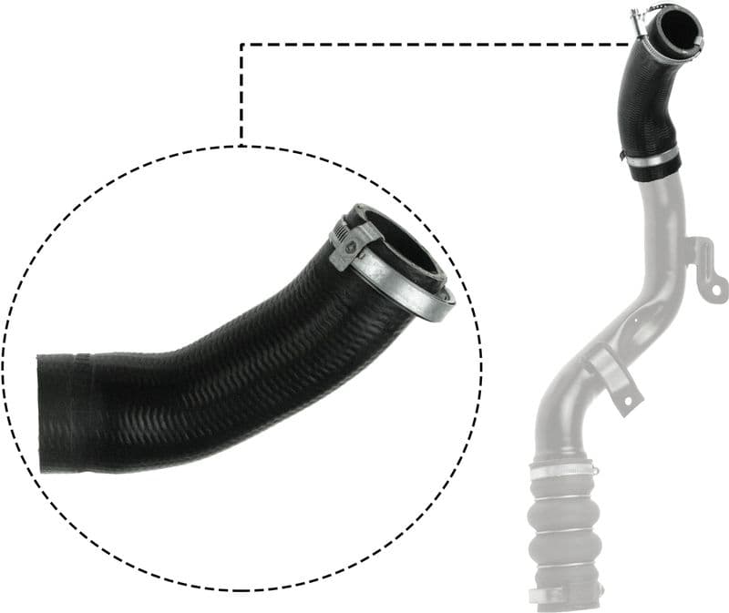 Turbo Intercooler Dirsek Hortumu Connect 1.8TDCI 75PS 90PS 06>13 — Resim