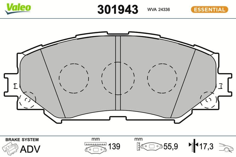 On Fren Balatasi Toyota Auris 07>/COROLLA 07>12/RAV4 III — Foto