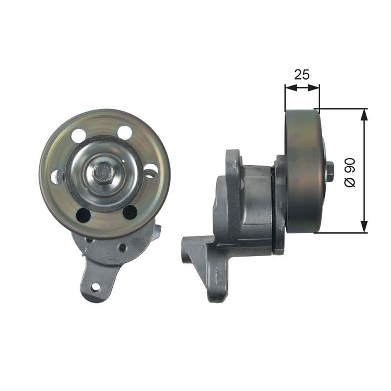 Gergi Rulmani Kanalli Kayis Toyota Corolla 2.0 D 4D 2002-2009 Avensis 2.0 2001-2008 — Resim