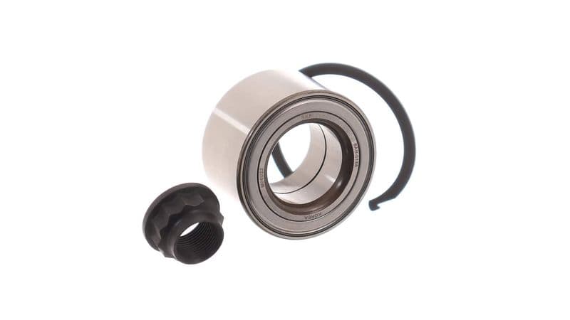 Ön Teker Rulmani (Kit) Toyota Avensis 1.6L 3ZZ-FE ZZT250 03-08 / Corolla 1.4L 1.6L 4ZZ-FE 3ZZ-FE ZZE120 ZZE121 Vvti 02-06 / 1.4L 1ND-TV NDE120 04-06 (RULMAN+SEGMAN+SOMUN) — Foto