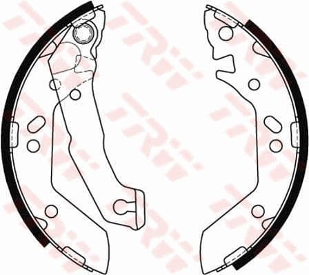 ARKA PABUÇ BALATA ACCENT 1.3-1.5 (00-05) 1.5CRDI (02-05) (180x36) — Resim