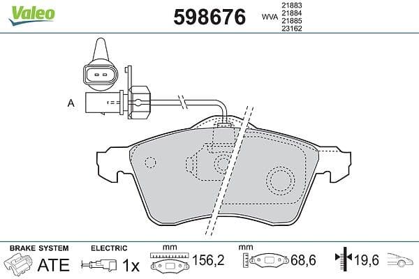 On Fren Balatasi Volkswagen Transporter T4 90>03/CARAVELLE 90>03 — Foto