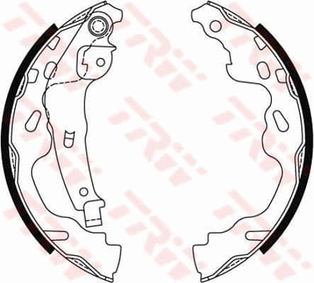 Arka Fren Balatasi Pabuc Verso 04>09 Yaris 03>05 Splash 08> Swift III 06> Citroen C1 04> Agila 10> Peugeot 107> 05> 108> 14 Ritz 09> Iriz 14 — Resim