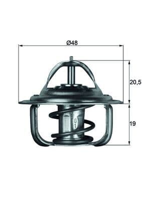 Termostat 92C Astra F-G Corsa A-B Vectra A-B Meriva Combo Espero 1.4 1.6 — Resim