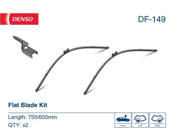 Silecek 75+65cm (Flatblade-muz Tipi) P308 — Resim