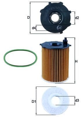Yag Filtresi P208-P301-P308-P508-P2008-PARTNER TEPPE-BERLINGO-CELYSEE-C3-C4-DS3-DS4-DS5-JUMPY 1.6HDİ — Resim