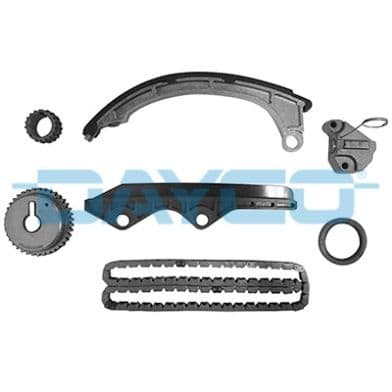 EKSANTRİK ZİNCİR SETİ NISSAN MICRA 1,2L 1,4L CR12DE CR14DE K12 02-10 / NOTE 1.4L CR14DE E11 06-12 (7 parça) — Resim